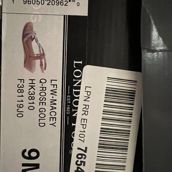 LONDON FOG Womens Macey Demi-Wedge Dress Sandals - Picture 8 of 8